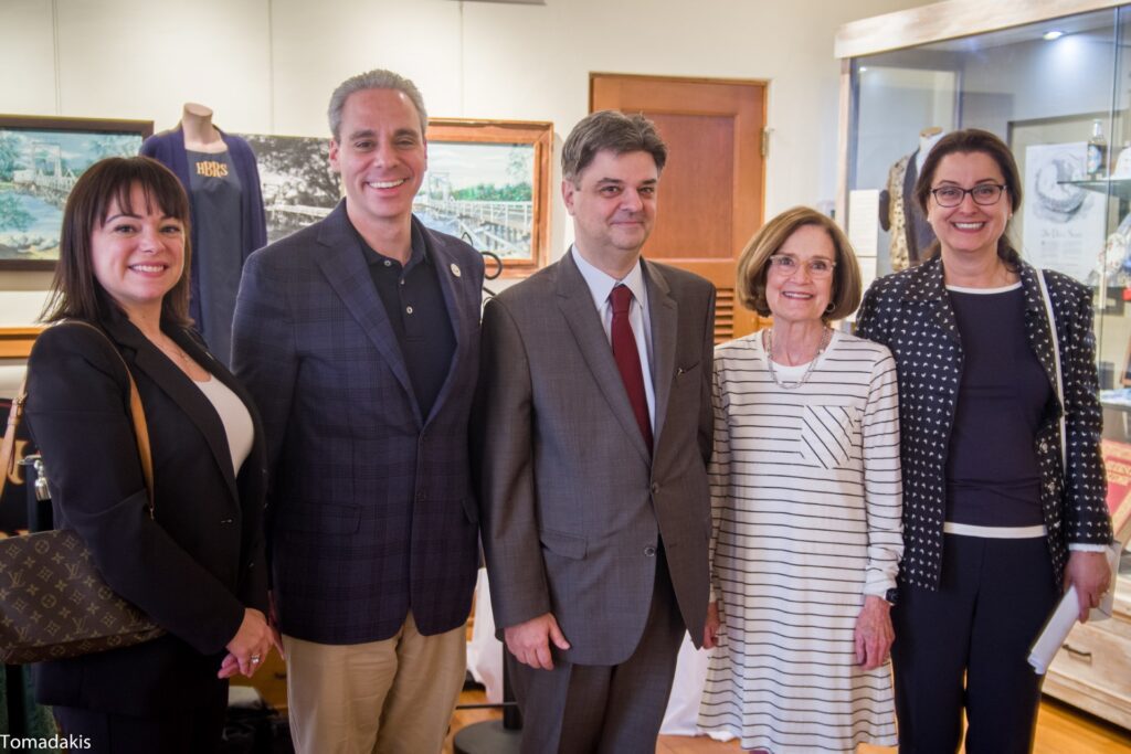 Boca Raton Schmidt Museum Athena, Scott Singer Mayor of Boca Raton, Loucas, Mary Csar President Boca Raton Historical Society